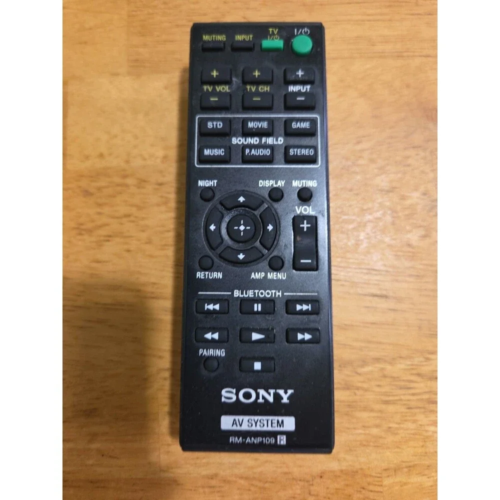 Sony AV system remote control RM-ANP109 All functions tested